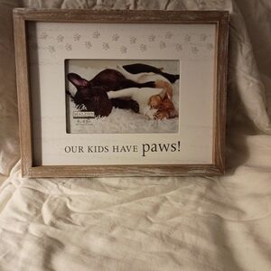 Malden Rustic Brown and Cream Pet Frame